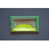 Rectangular Plateau – Green Smudges – 35 x 19 cm