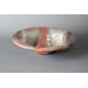 Creashed bowl Brown + Silver 25 cm