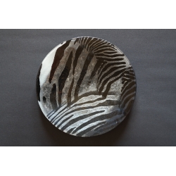 Zebra Plateau - diameter 37 cm