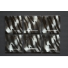 Flat Square Plate Zebra – 17 x 17 cm