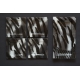 Prostokątny talerz Zebra 35x19 cm