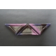 Trangular Plate Violet + Silver – 23 x 16 x 16 cm