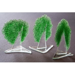 Statuette Green Tree  granulate 15 cm