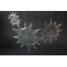 Hanging star colorless regular 16 cm