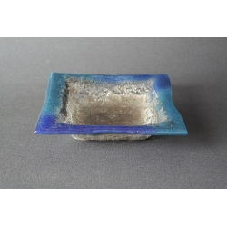 Square bowl Blue 20x20 cm