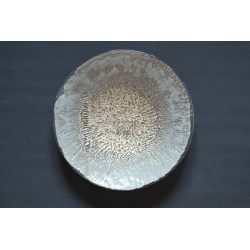 Round Glass Silver Plateau – diametr 37 cm