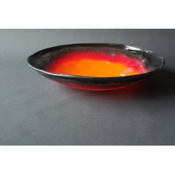 Spherical bowl Black Volcano 44 cm