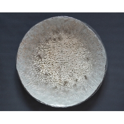Round Glass Silver Plateau – diametr 54 cm