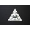 Trangular Plate White lace Lena 23x23x23