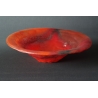 Creased bowl Red 33 cm